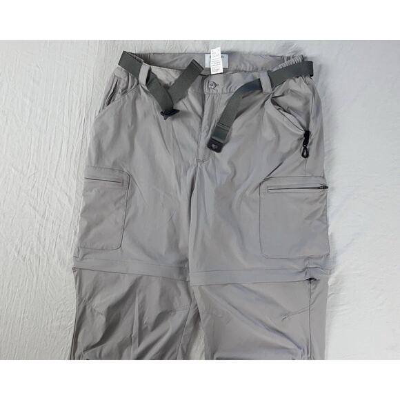LL Bean Cresta Lightweight Convertible Cargo Hiking Pants. Gray, Men's M Reg EUC - Picture 1 of 9